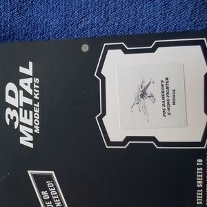 New in factory packaging Star wars Poe Dameron Xwing fighter model 3D metal kit